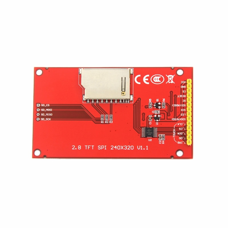 2.8 ġ 240X320 SPI  TFT LCD  ÷ ȭ  г ̹ IC ILI9341 MCU